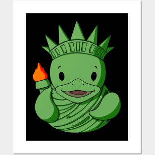 Statue of Liberty Rubber Duck Posters and Art